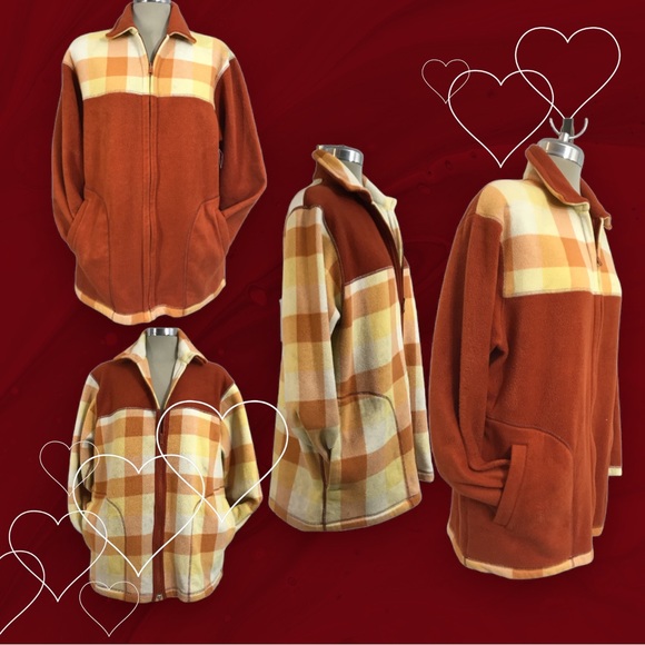 GRACELAND Orange and Yellow Weight Lite Jacket Size L - Picture 5 of 15